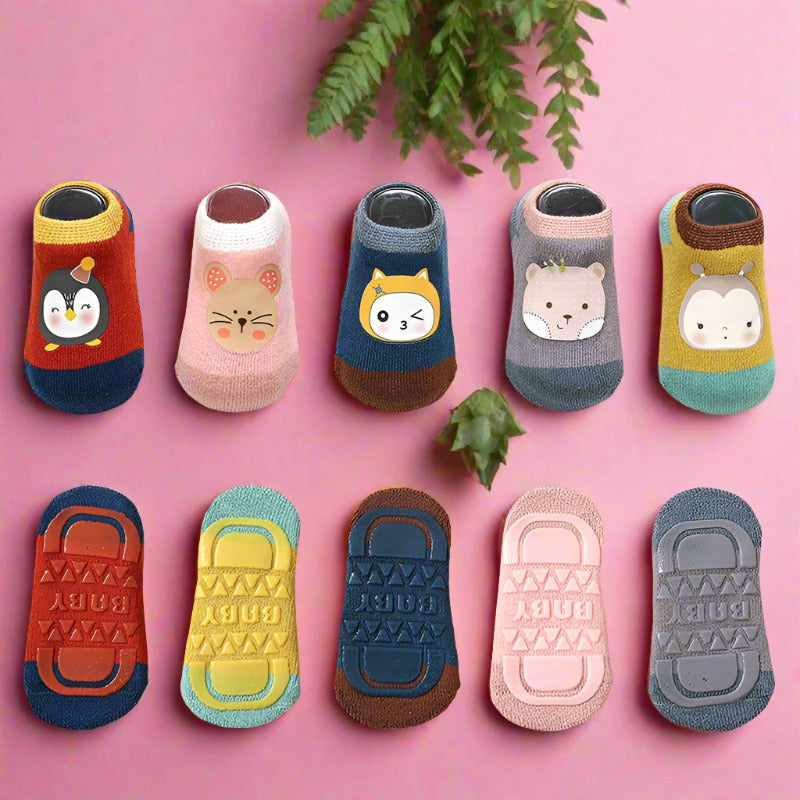 Baby Kid Unisex Solid Color Animals Cartoon Accessories Socks