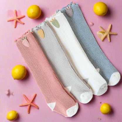 Baby Kid Unisex Solid Color Accessories Socks