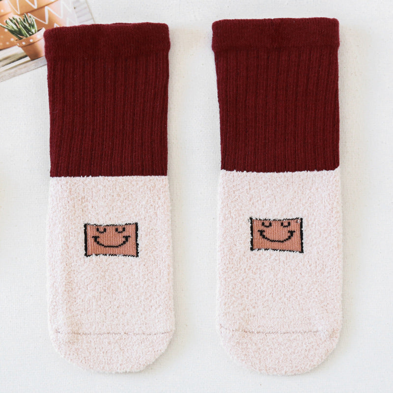 Unisex Color-blocking Cartoon Accessories Socks