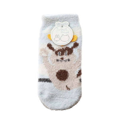Unisex Flower Animals Bow Accessories Socks