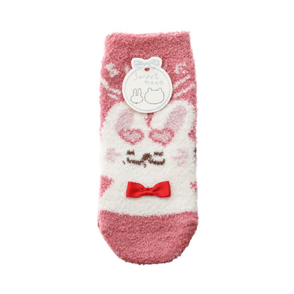 Unisex Flower Animals Bow Accessories Socks