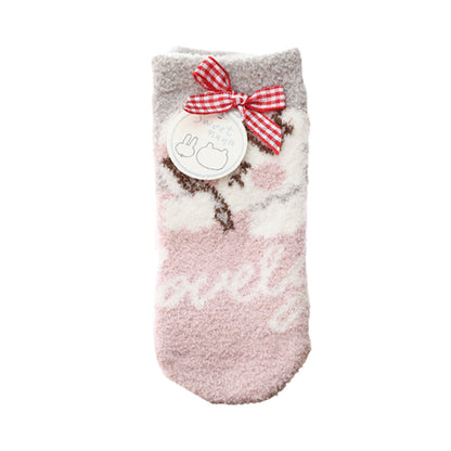 Unisex Flower Animals Bow Accessories Socks