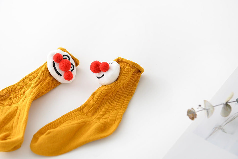 Unisex Solid Color Cartoon Accessories Socks Wholesale 211203145