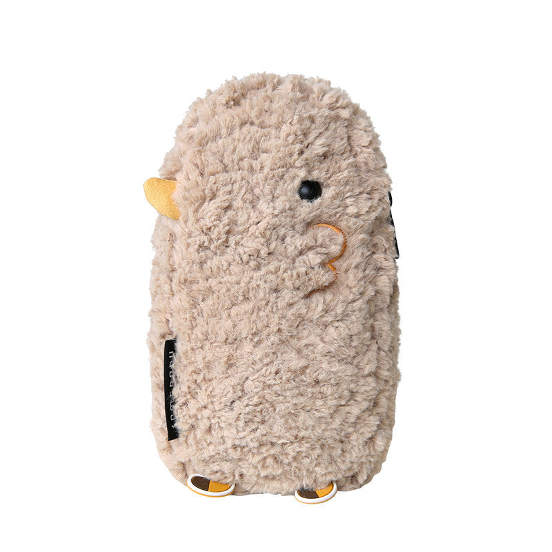 New Autumn and Winter Plush Chick Pencil Case