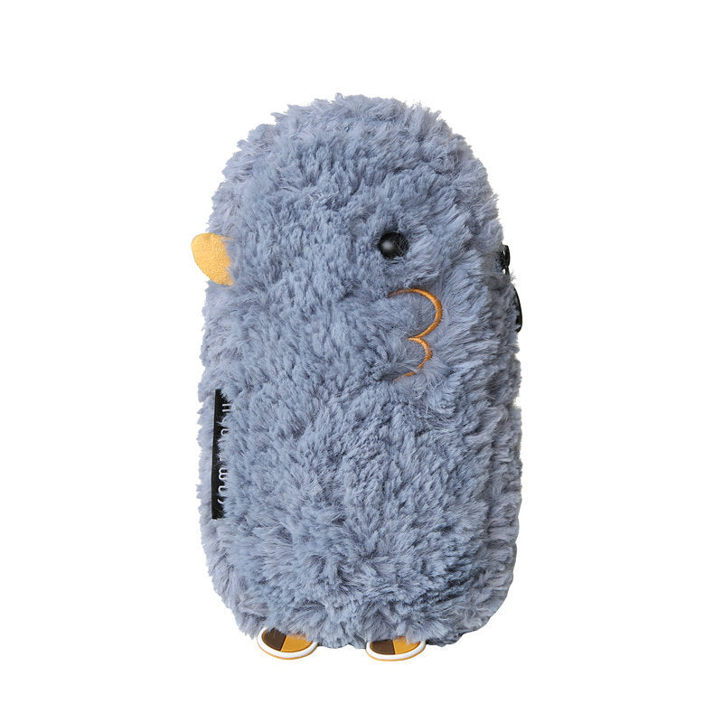 New Autumn and Winter Plush Chick Pencil Case