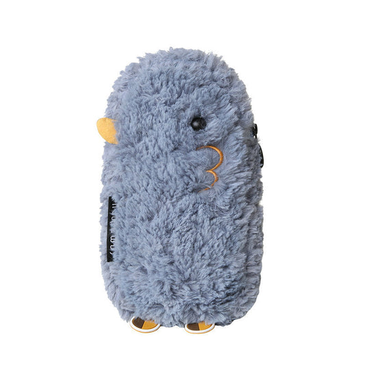New Autumn and Winter Plush Chick Pencil Case
