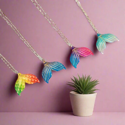 Girls Mermaid Fishtail Necklace