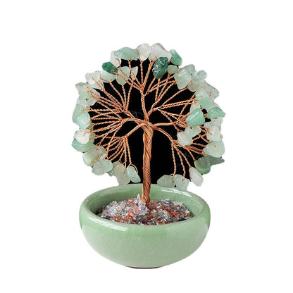 Natural Crystal Tree Ornaments