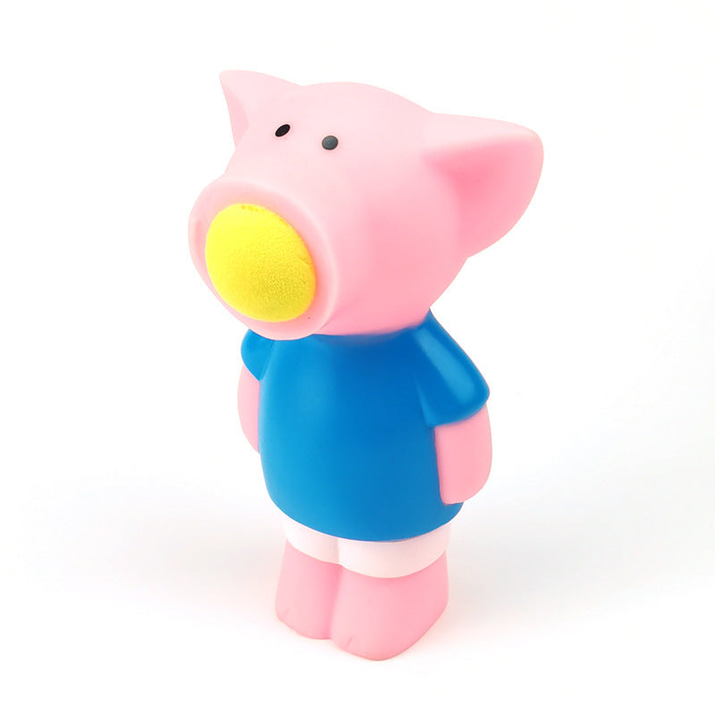 Vinyl Spitting Ball Doll Shooting Ball