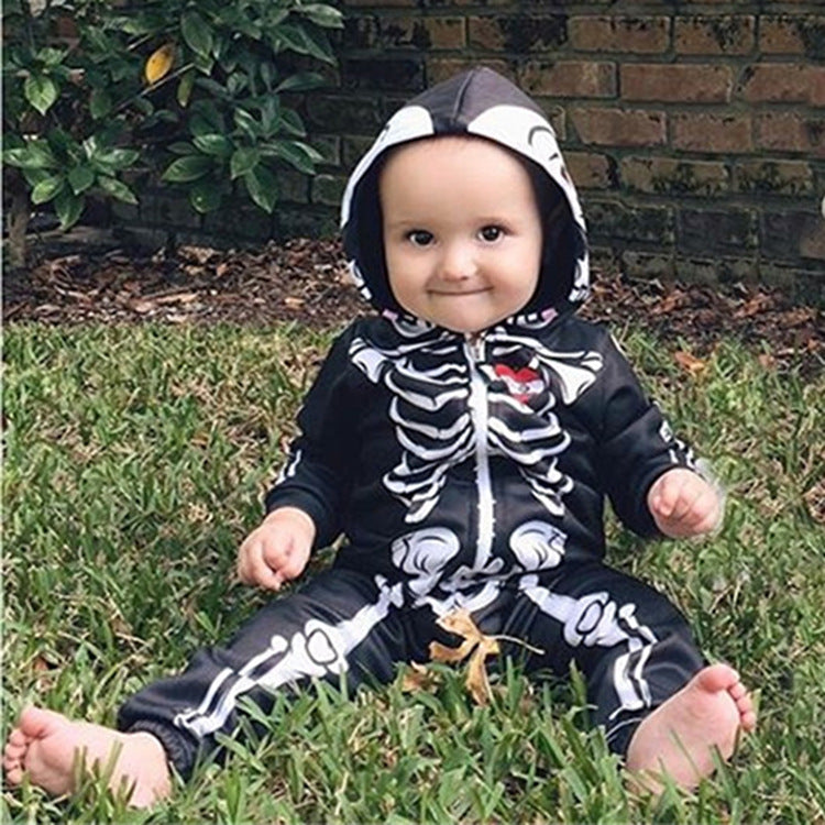 Baby Kid Boys Love heart Print Halloween Jumpsuits