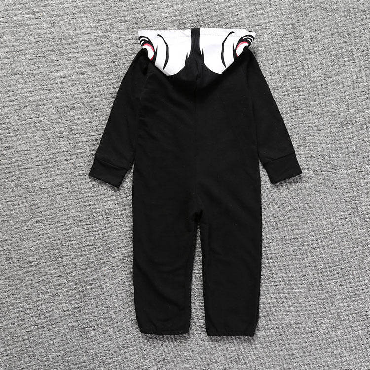 Baby Kid Boys Love heart Print Halloween Jumpsuits