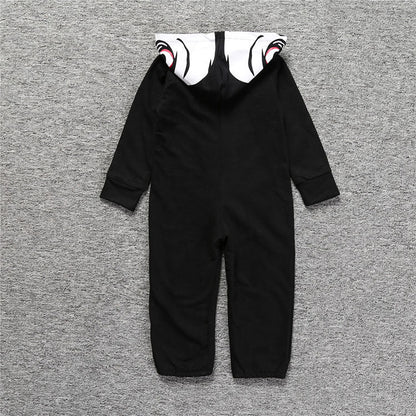 Baby Kid Boys Love heart Print Halloween Jumpsuits