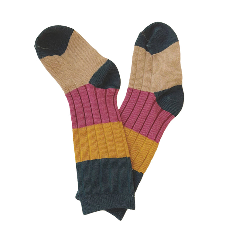 Unisex Color-blocking Socks