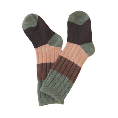 Unisex Color-blocking Socks