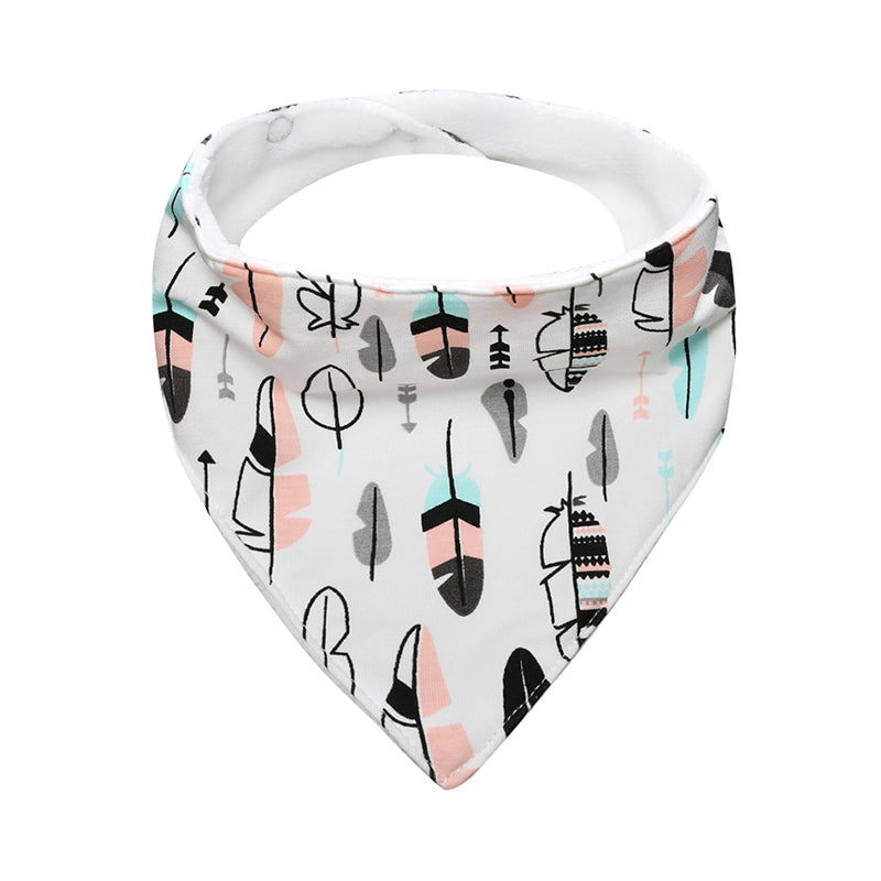Baby Unisex Animals Cartoon Print Baby Bibs Wholesale