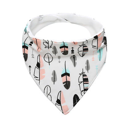 Baby Unisex Animals Cartoon Print Baby Bibs Wholesale