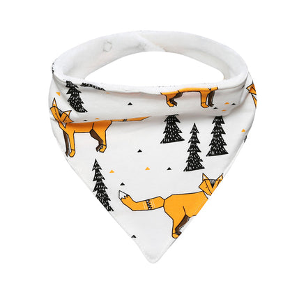 Baby Unisex Animals Cartoon Print Baby Bibs Wholesale