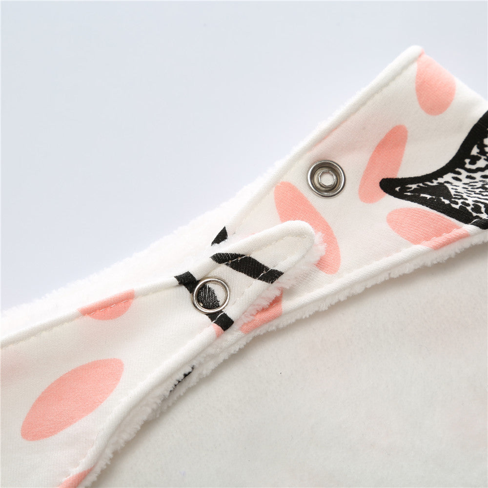 Baby Unisex Animals Cartoon Print Baby Bibs Wholesale