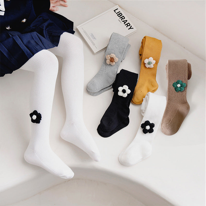 Baby Kid Girls Flower Crochet Accessories Socks Wholesale 220214566