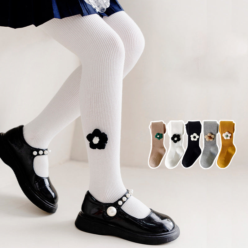 Baby Kid Girls Flower Crochet Accessories Socks Wholesale 220214566