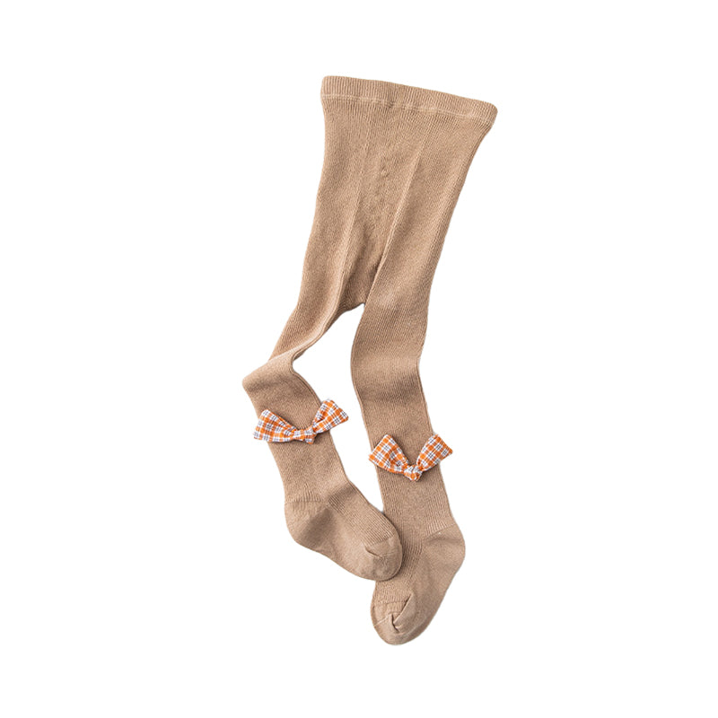 Girls Bow Muslin&Ribbed Accessories Socks Wholesale 220214582