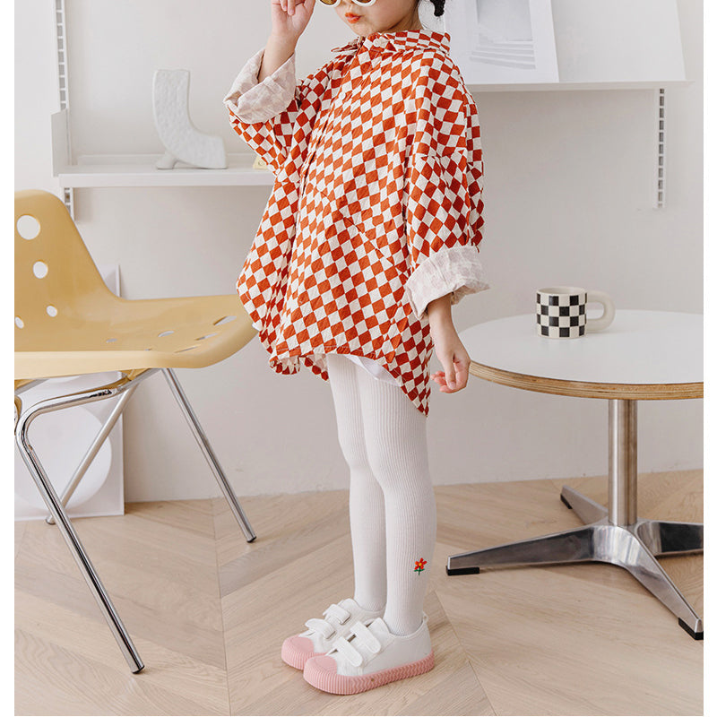 Girls Embroidered Muslin&Ribbed Accessories Socks