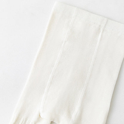 Girls Solid Color Bow Accessories Socks
