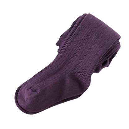 Baby Kid Girls Solid Color Accessories Socks