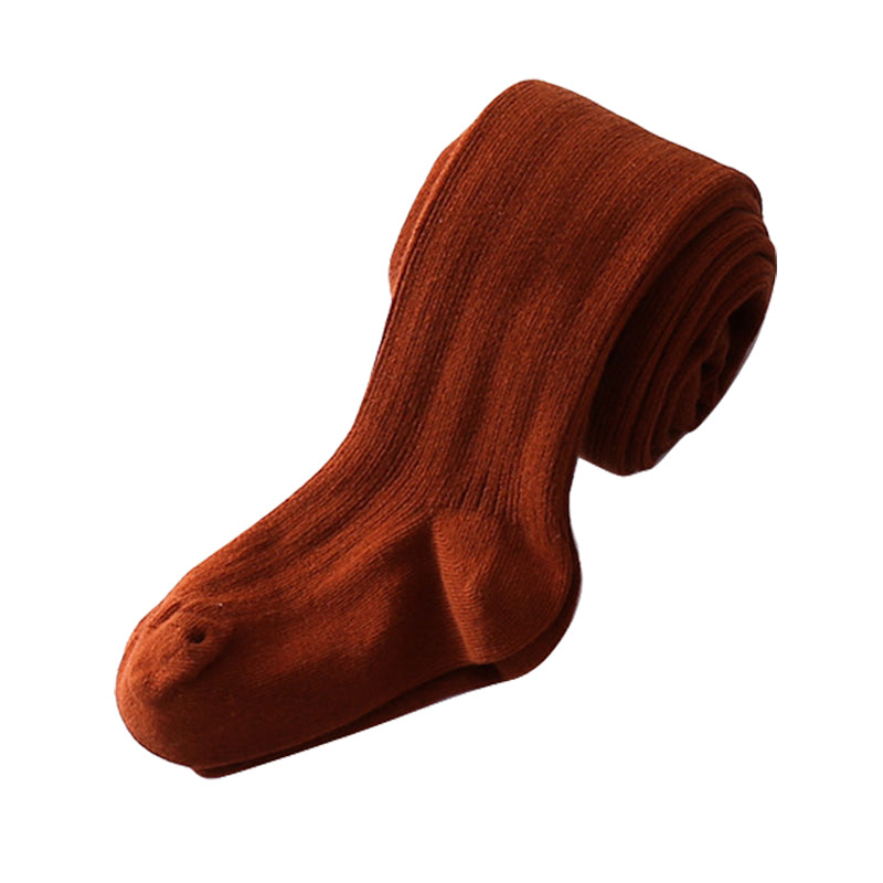 Baby Kid Girls Solid Color Accessories Socks