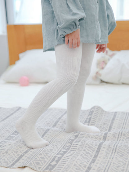 Baby Kid Girls Solid Color Accessories Socks