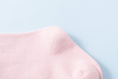 Girls Solid Color Bow Accessories Socks