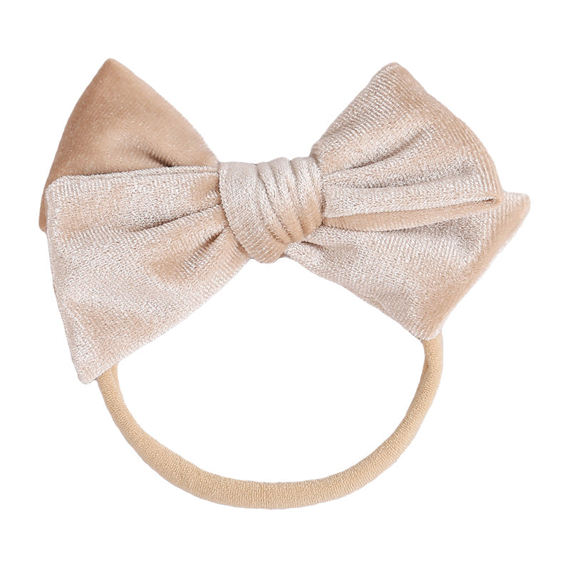 Baby Kid Girls Solid Color Bow Headwear Wholesale 220302121