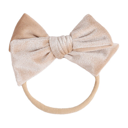 Baby Kid Girls Solid Color Bow Headwear Wholesale 220302121