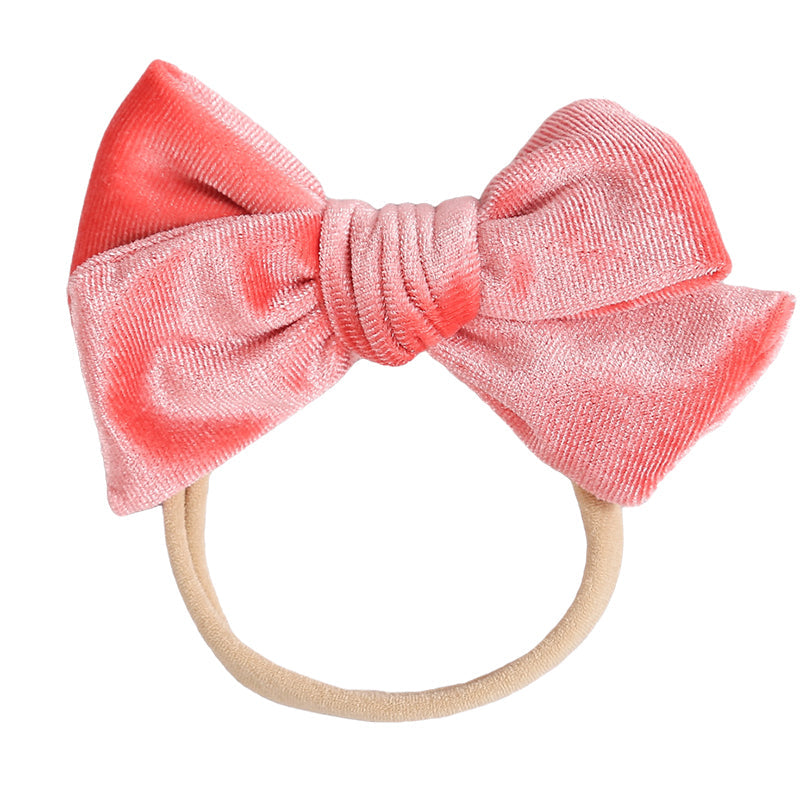 Baby Kid Girls Solid Color Bow Headwear Wholesale 220302121