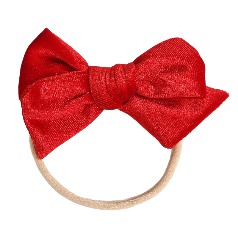 Baby Kid Girls Solid Color Bow Headwear Wholesale 220302121