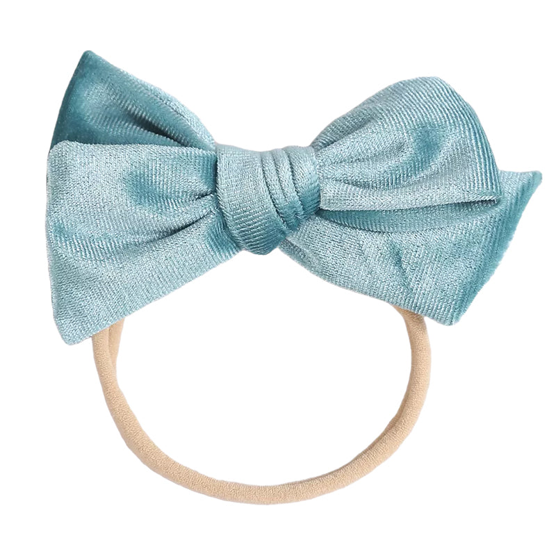 Baby Kid Girls Solid Color Bow Headwear Wholesale 220302121