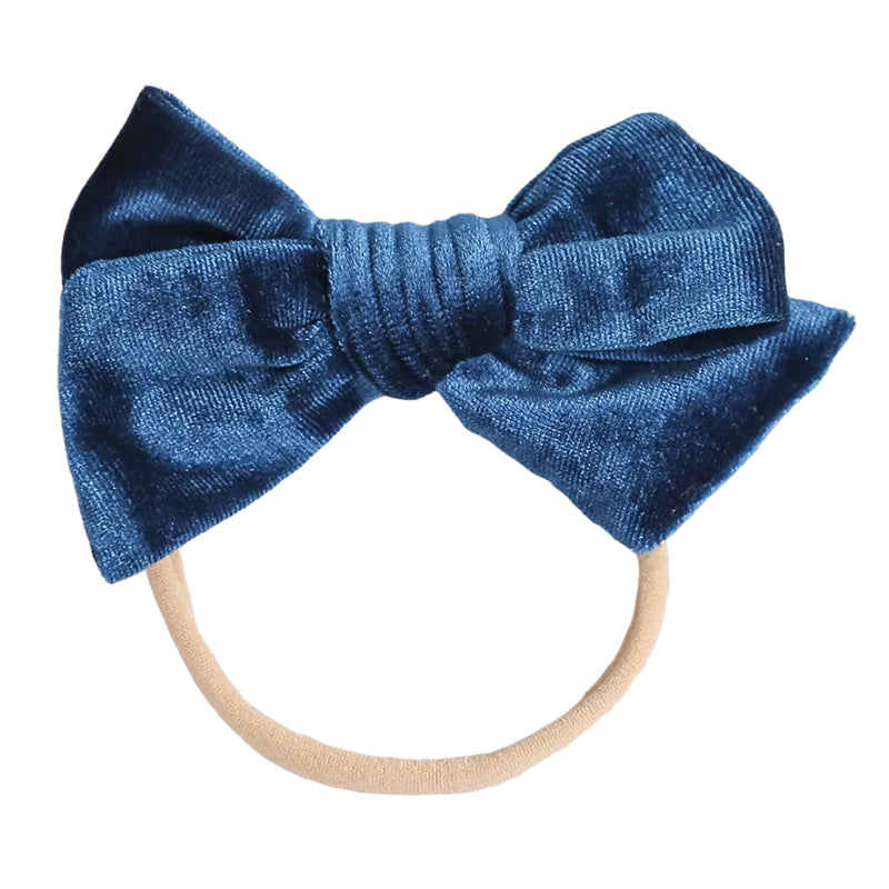 Baby Kid Girls Solid Color Bow Headwear Wholesale 220302121