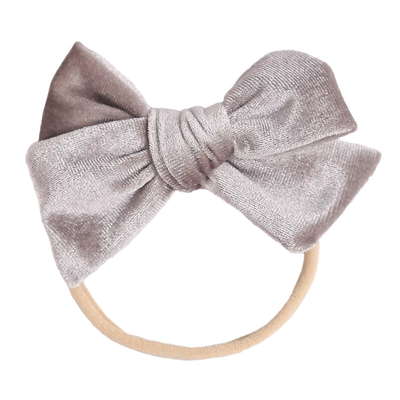 Baby Kid Girls Solid Color Bow Headwear Wholesale 220302121