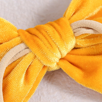 Baby Kid Girls Solid Color Bow Headwear Wholesale 220302121