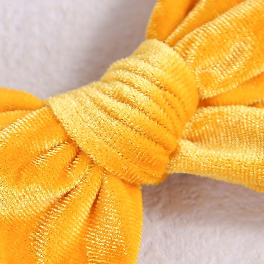 Baby Kid Girls Solid Color Bow Headwear Wholesale 220302121