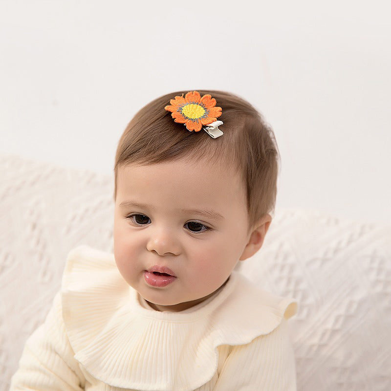 Unisex Solid Color Flower Headwear