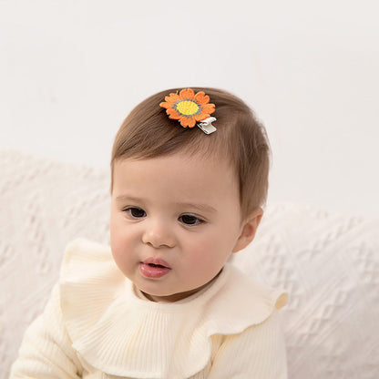 Unisex Solid Color Flower Headwear