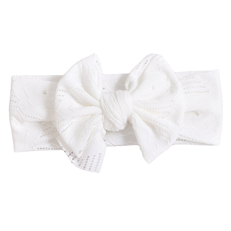 Unisex Solid Color Bow Headwear