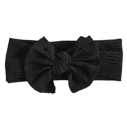 Unisex Solid Color Bow Headwear