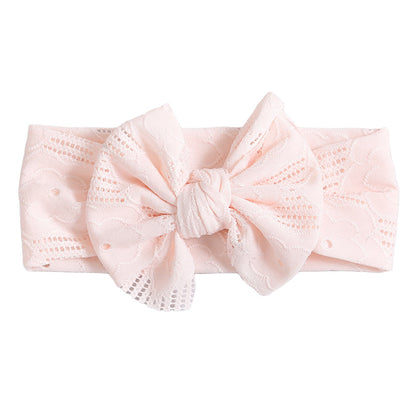 Unisex Solid Color Bow Headwear