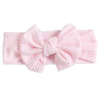 Unisex Solid Color Bow Headwear