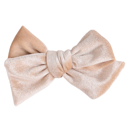 Girls Solid Color Bow Accessories Headwear