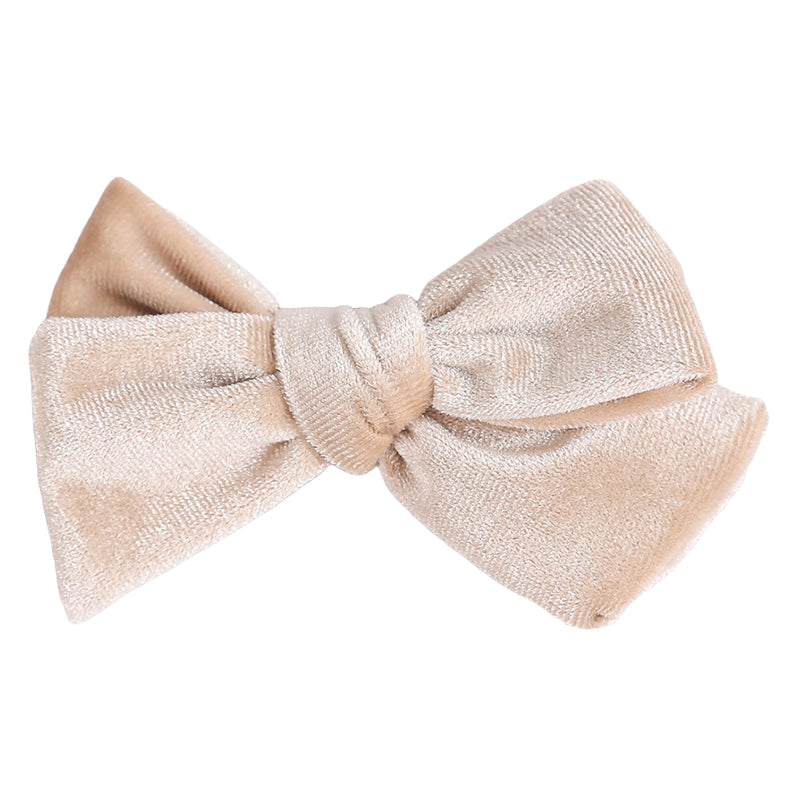 Girls Solid Color Bow Accessories Headwear