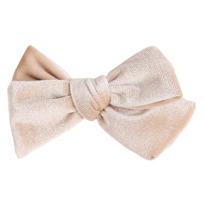 Girls Solid Color Bow Accessories Headwear