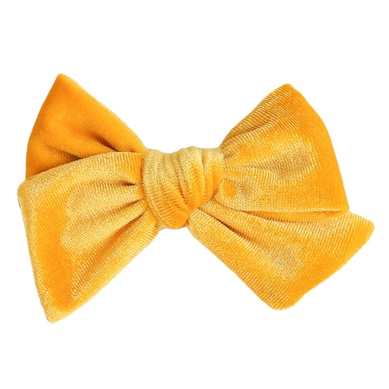 Girls Solid Color Bow Accessories Headwear